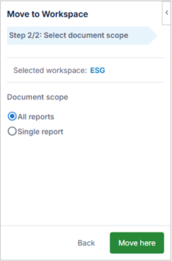 Select Document Scope