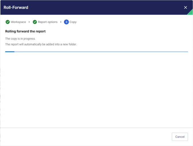 Copying the Report to New Folder