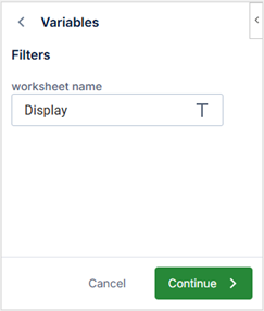 Specify Query Variable Value