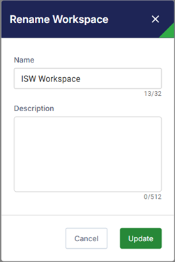 Rename Workspace