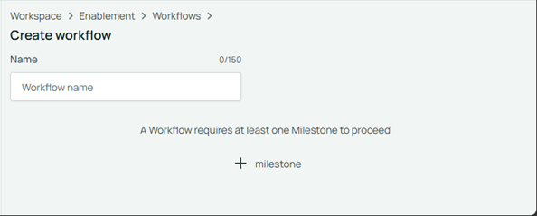 Specify workflow name